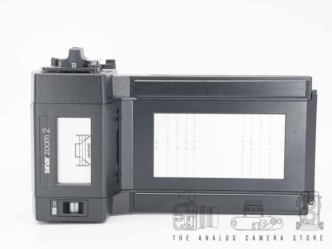 Soon for sale | Sinar Zoom 2 | 120 film casette for Linhof 4X5