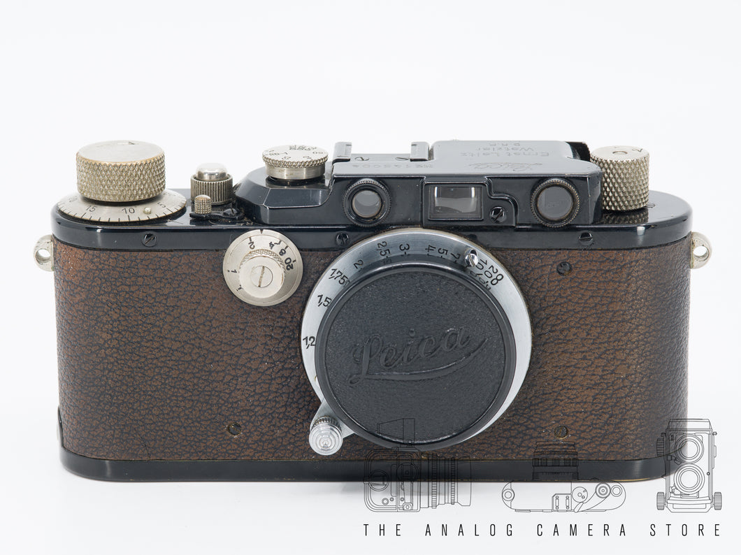 Leica III (Model F) Black Paint + Elmar 50mm 3.5