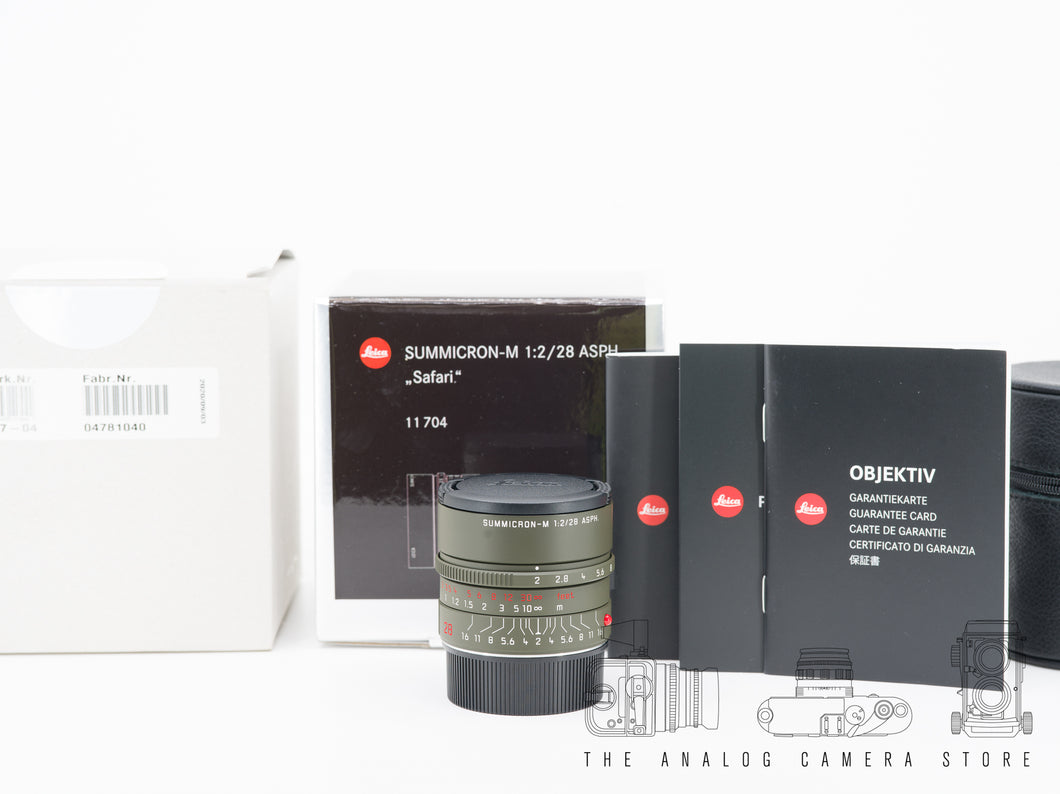 Leica summicron-M 28mm 2.8 asph Safari | BOXED | MINT