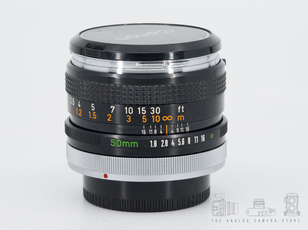 Canon FD 50mm 1.8 chrome nose