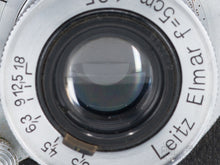 Afbeelding in Gallery-weergave laden, Leica II &#39;Export&#39; Black Paint + Leitz Elmar 50mm 3.5 | SET

