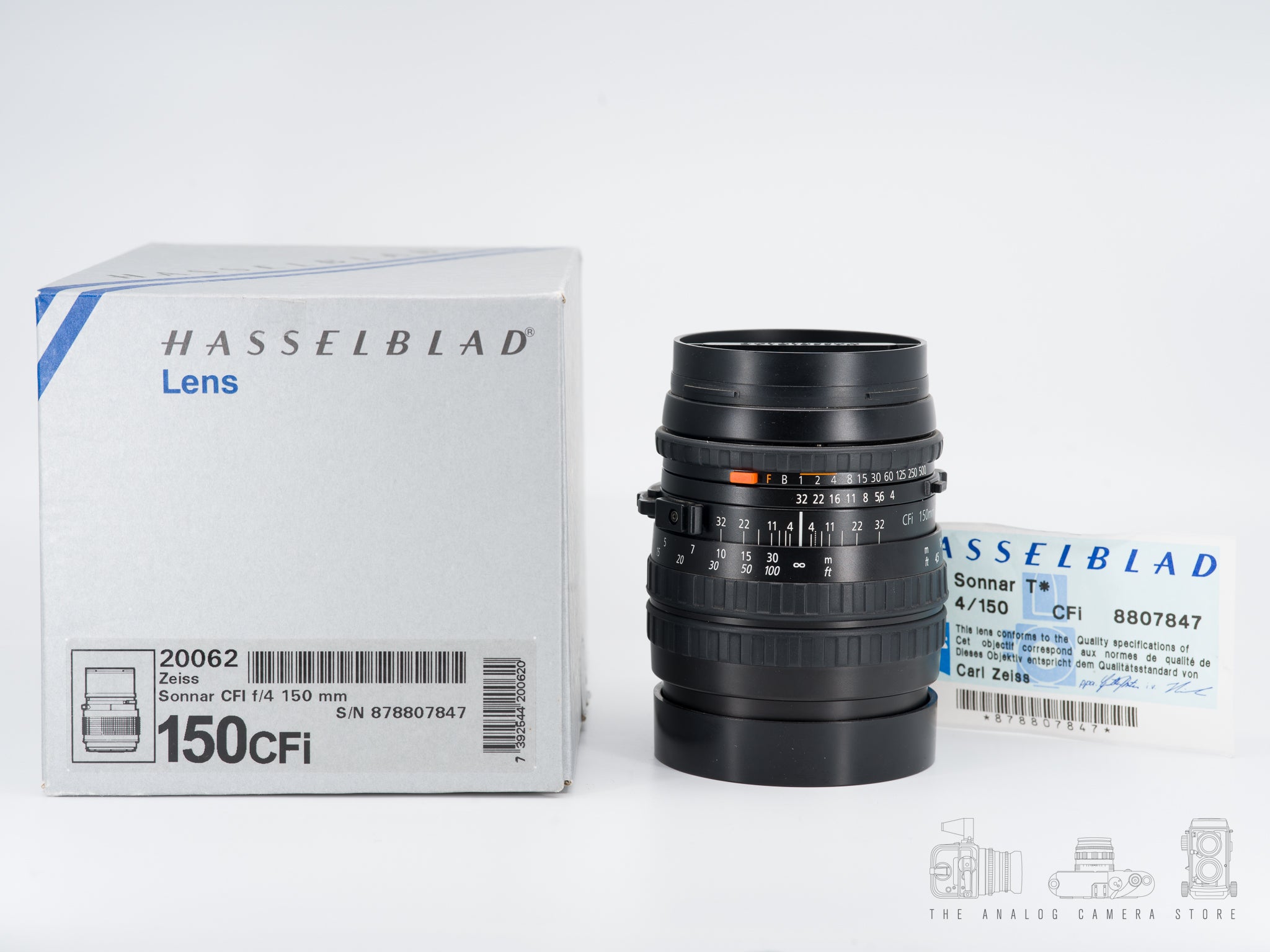 Hasselblad Carl Zeiss Sonnar 150mm 4.0 CFI | BOXED – The Analog