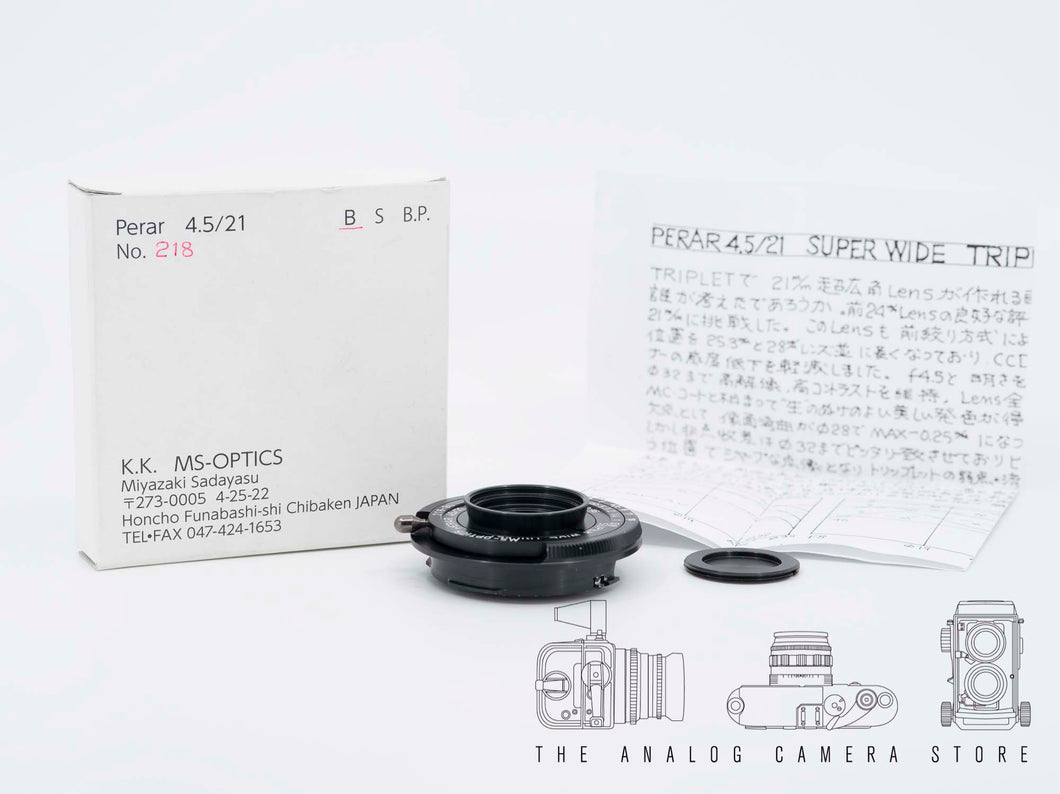 MS-Optics Perar, super wide Triplet 21mm 4.5 MC | BOXED