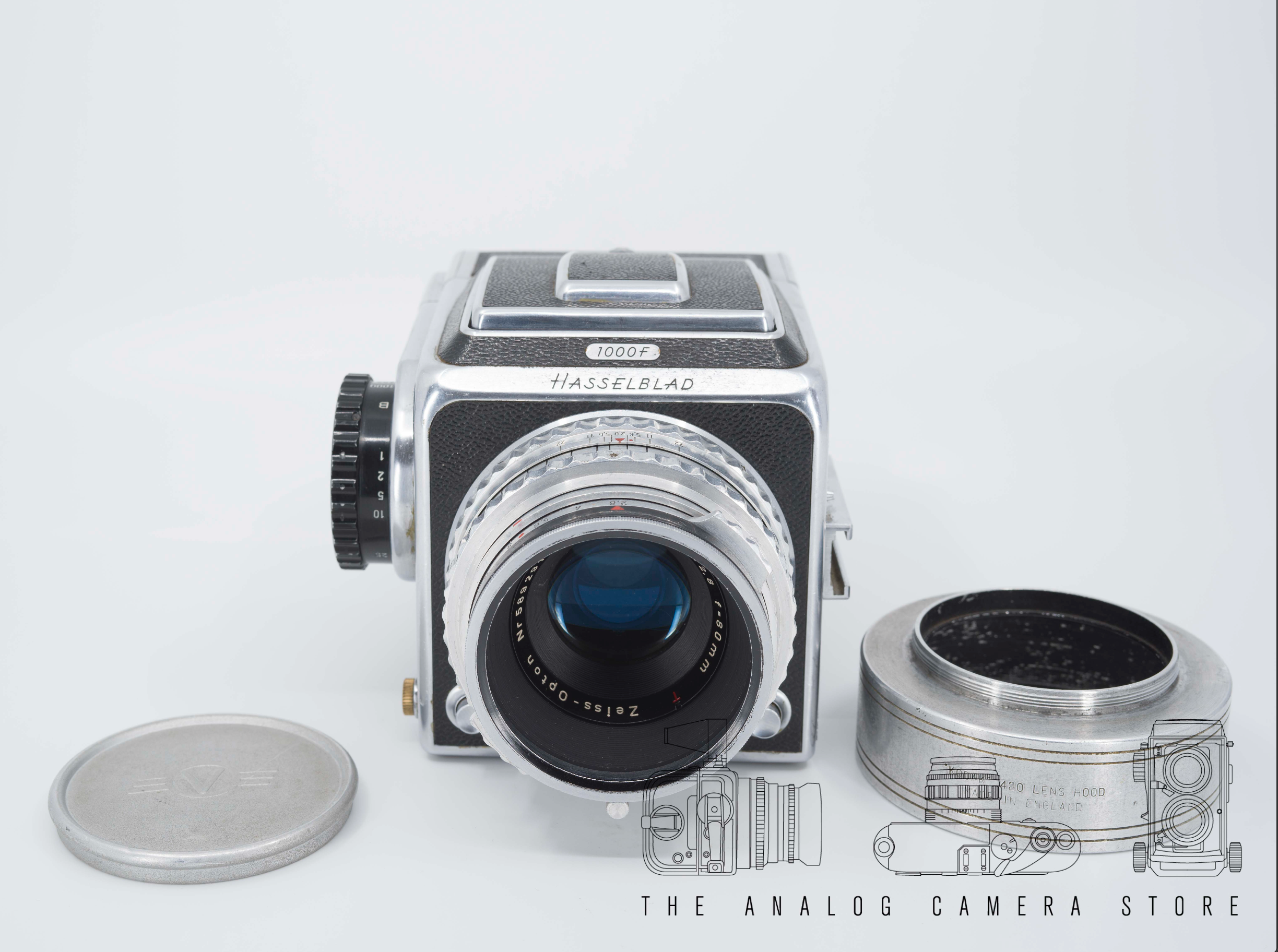 Hasselblad 1000F + Zeiss Opton Tessar 80mm 2.8 | SET – The